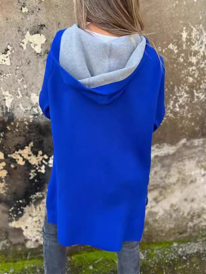 CLEARANCE SALE🔥 Rundhals-Reißverschlussjacke mit langen Ärmeln im Freizeit-Look