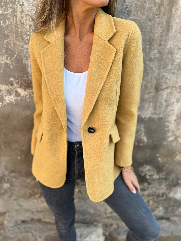 🔥NEUHEIT- 48% RABATT- Damen Baumwoll-Revers Langarm Freizeitjacke