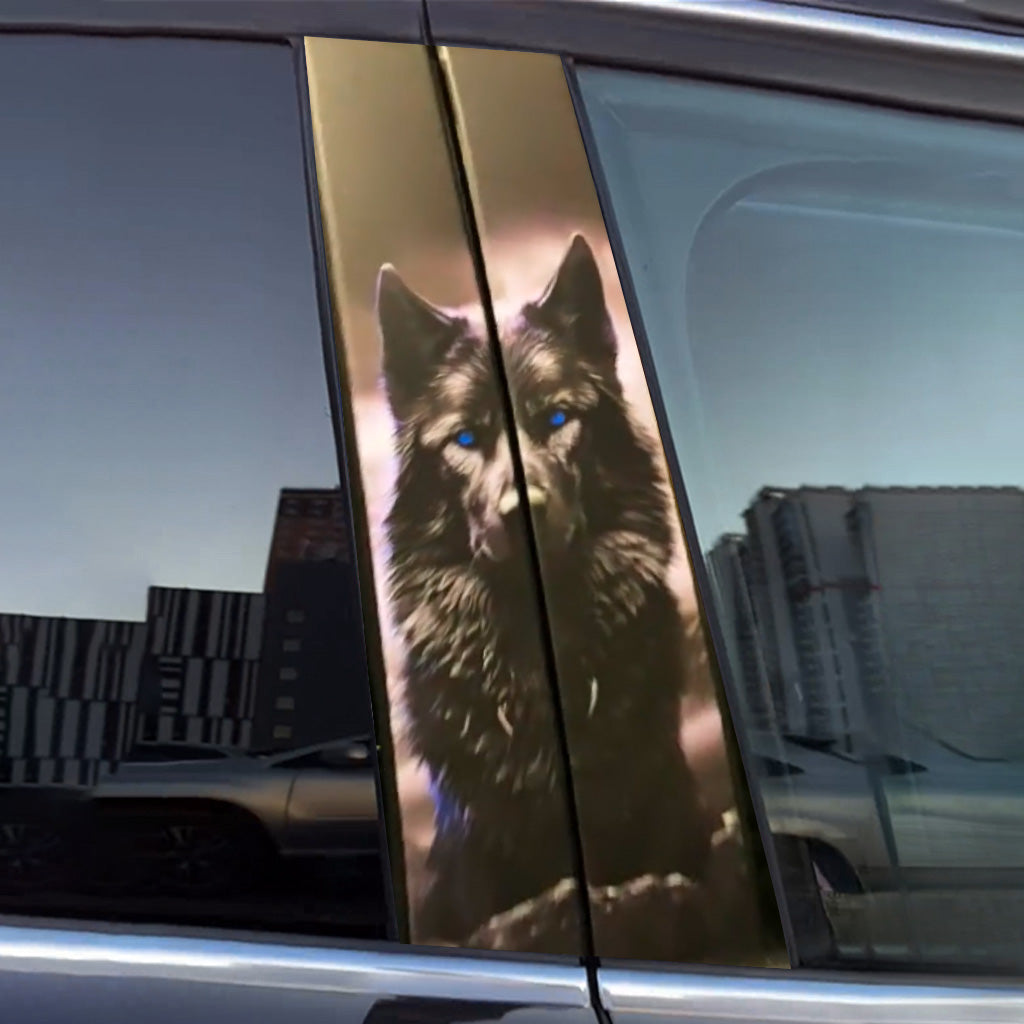Autocollants de porte de voiture pour chien