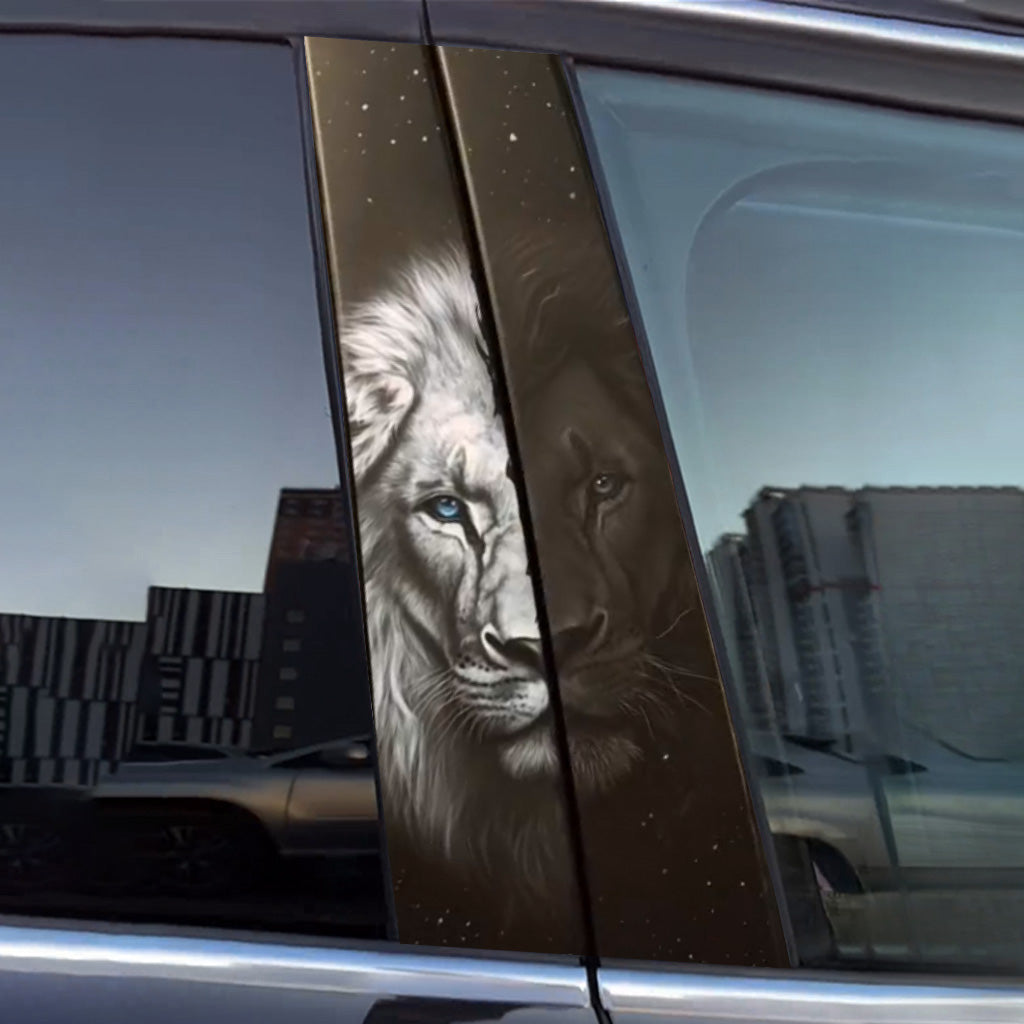 Autocollants de porte de voiture Lion