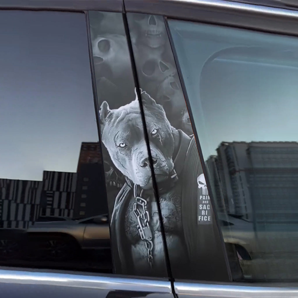 Autocollants de porte de voiture pour chien