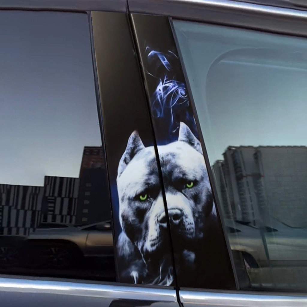 Autocollants de porte de voiture pour chien