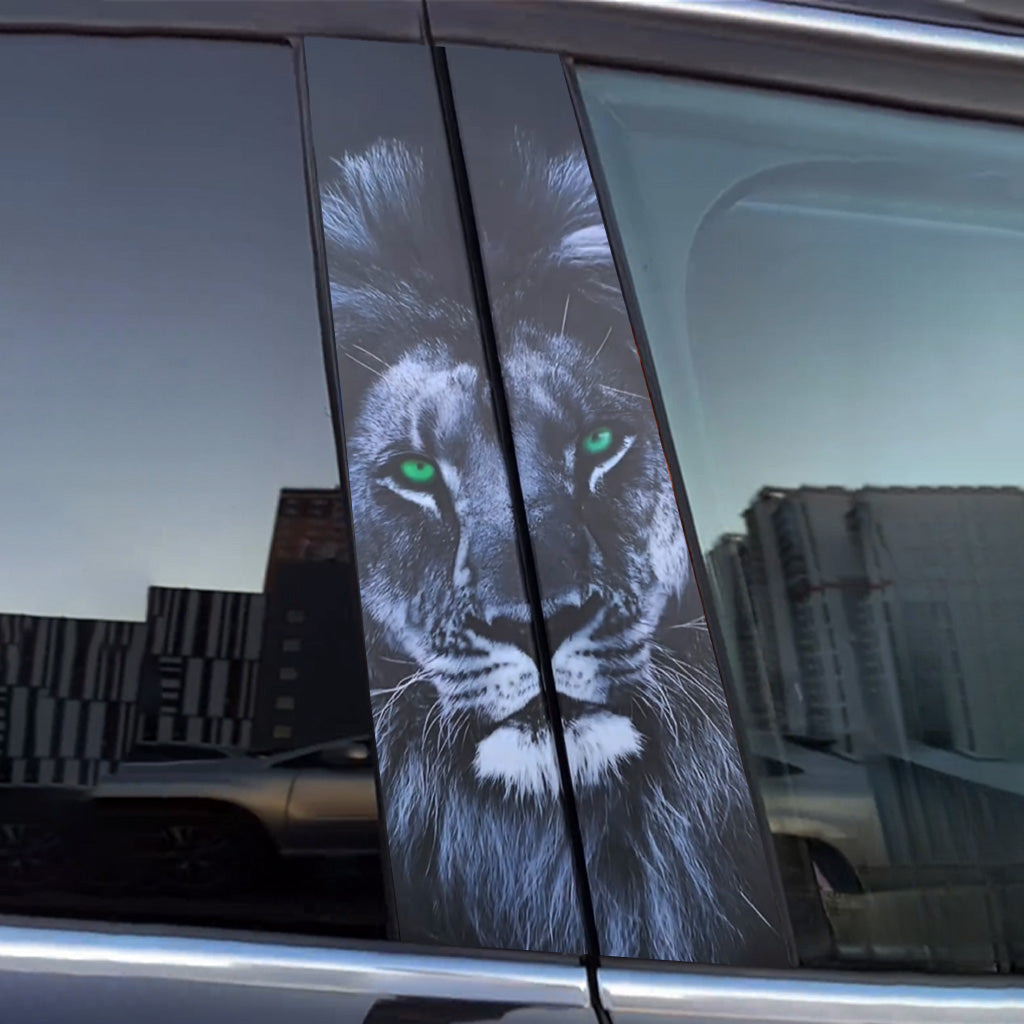 Autocollants de porte de voiture Lion
