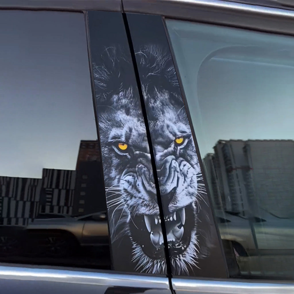 Autocollants de porte de voiture Lion