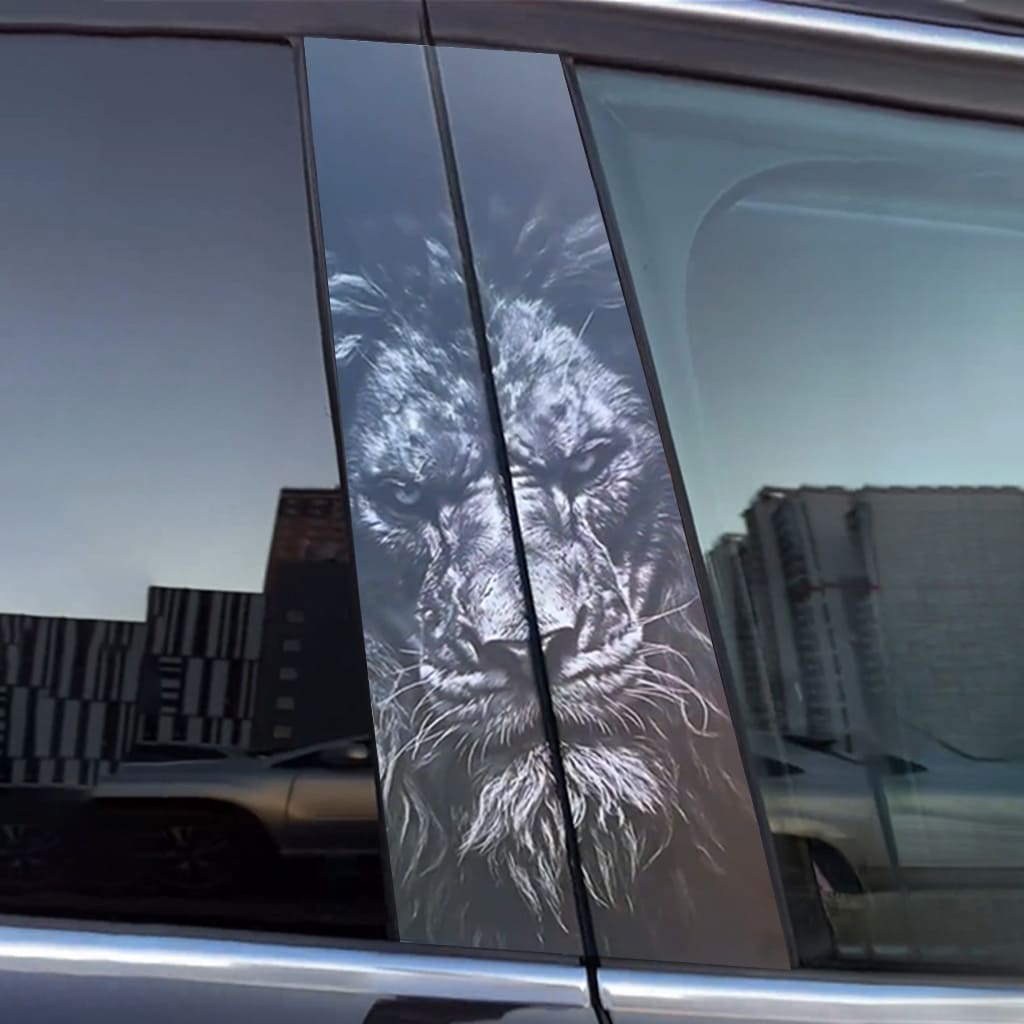 Autocollants de porte de voiture Lion