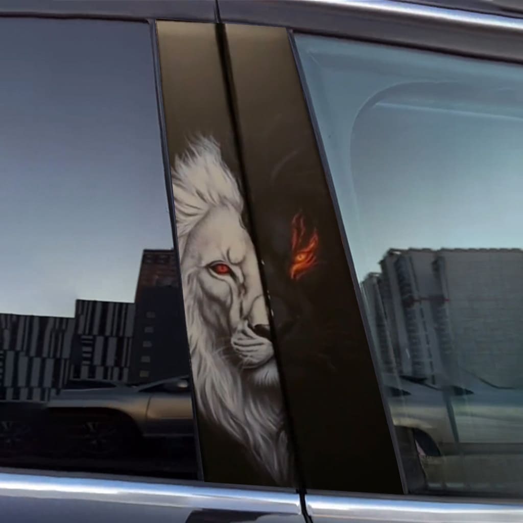 Autocollants de porte de voiture Lion