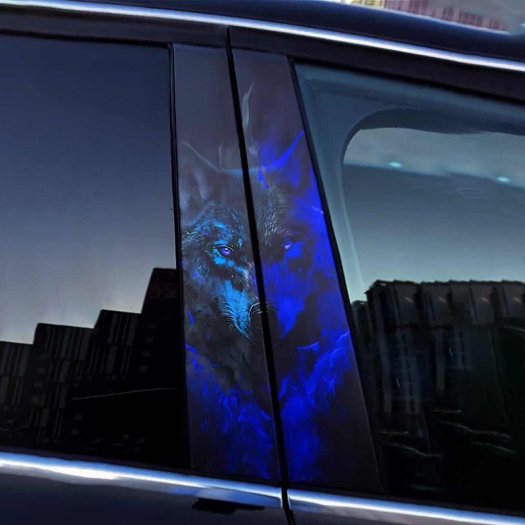 Autocollants de voiture Loup