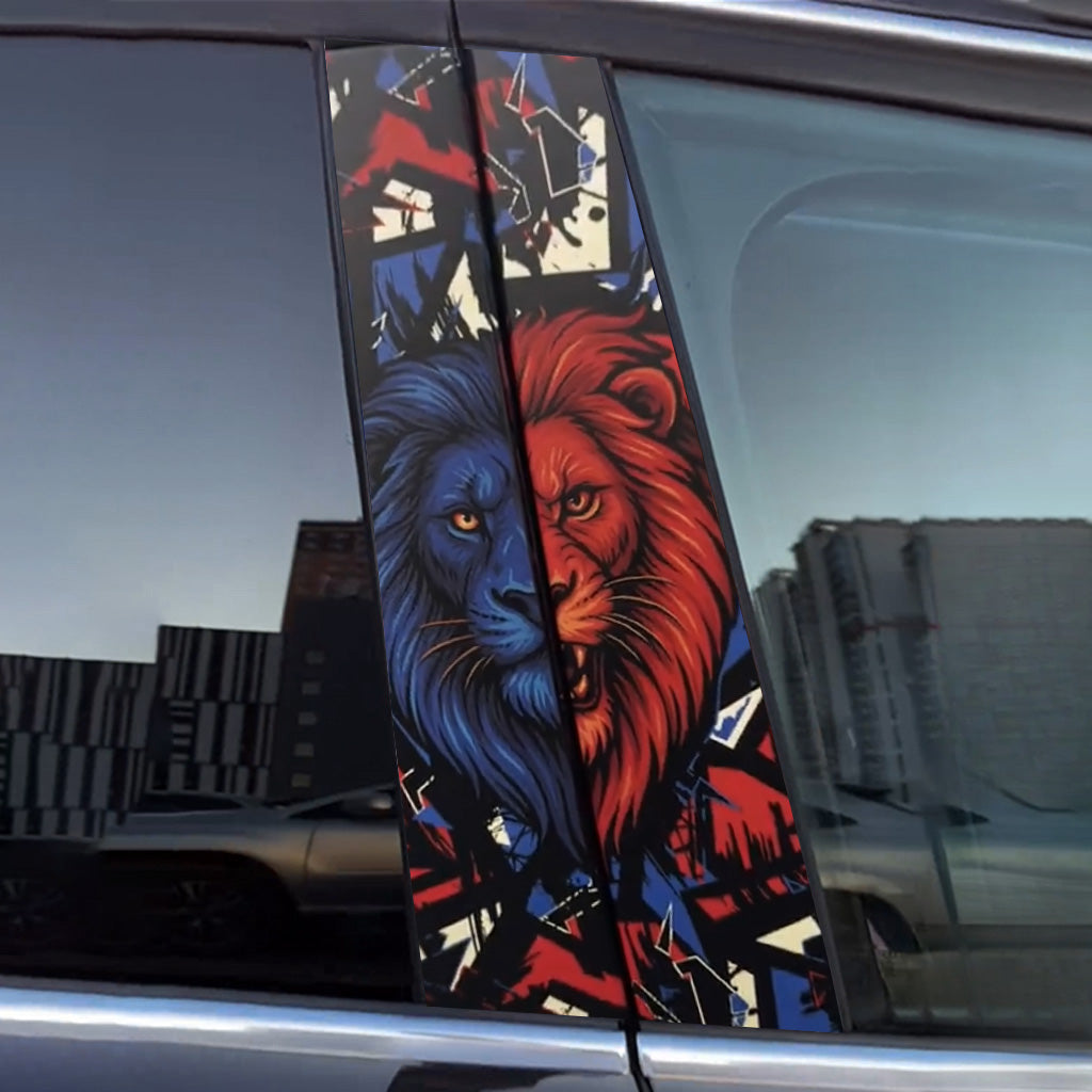Autocollants de porte de voiture Lion