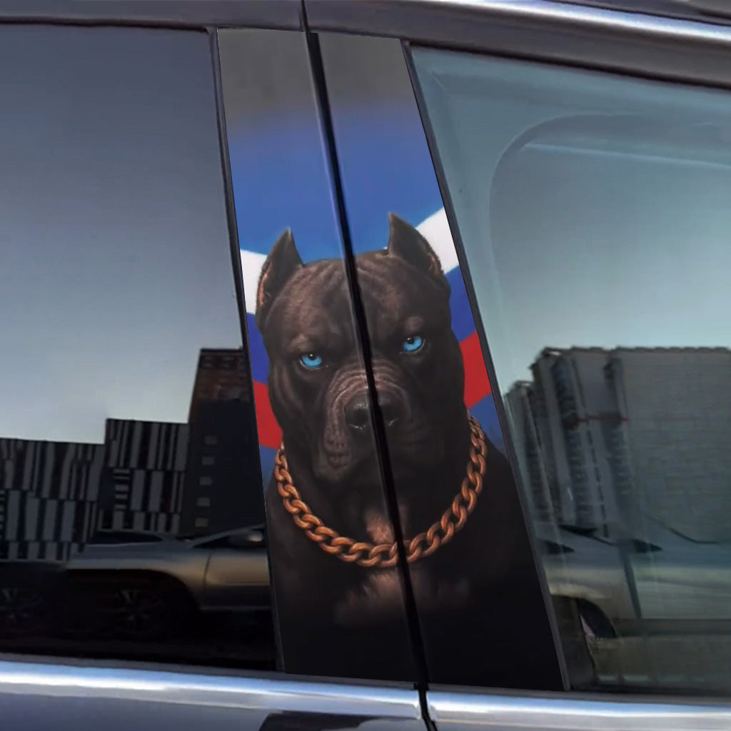 Autocollants de porte de voiture pour chien