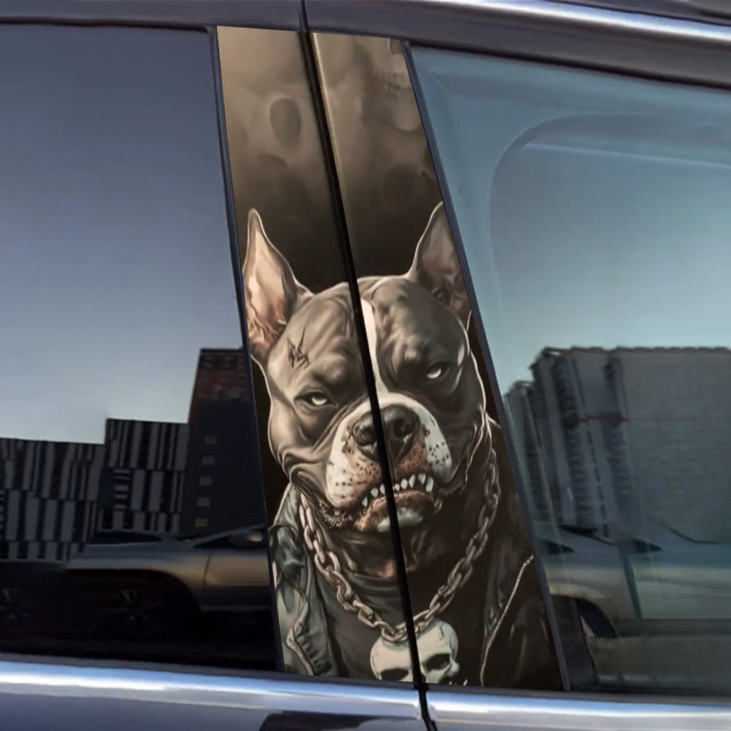 Autocollants de porte de voiture pour chien