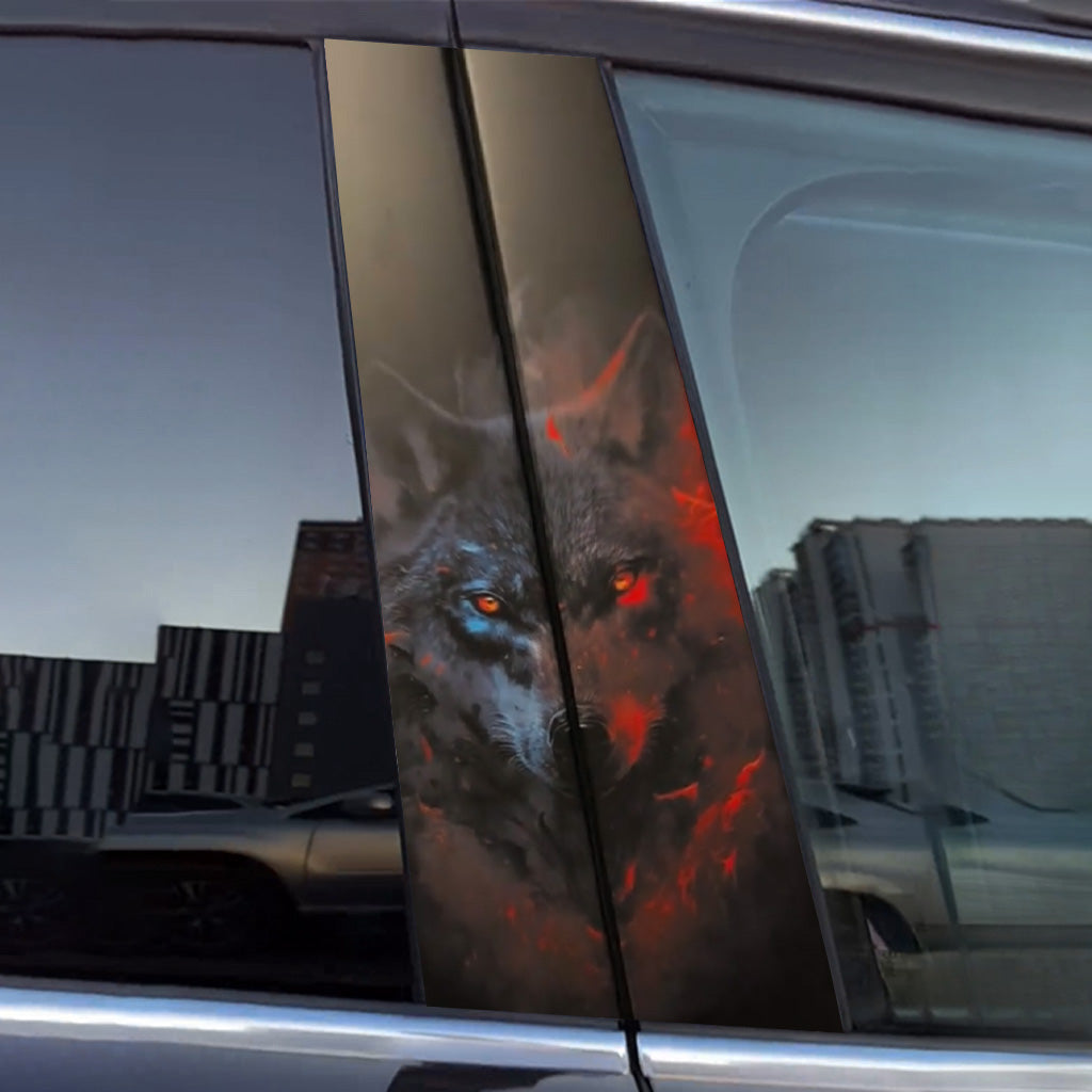 Autocollants de voiture Loup