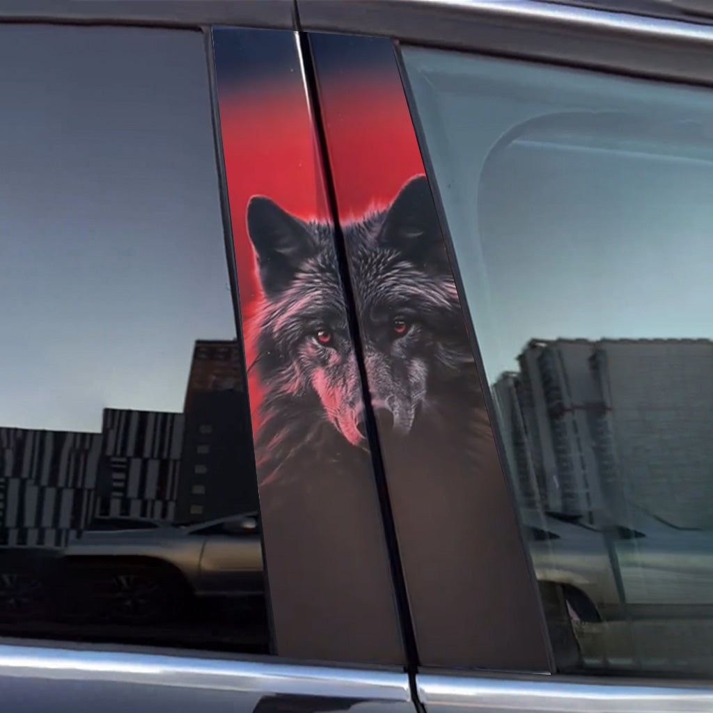 Autocollants de voiture Loup