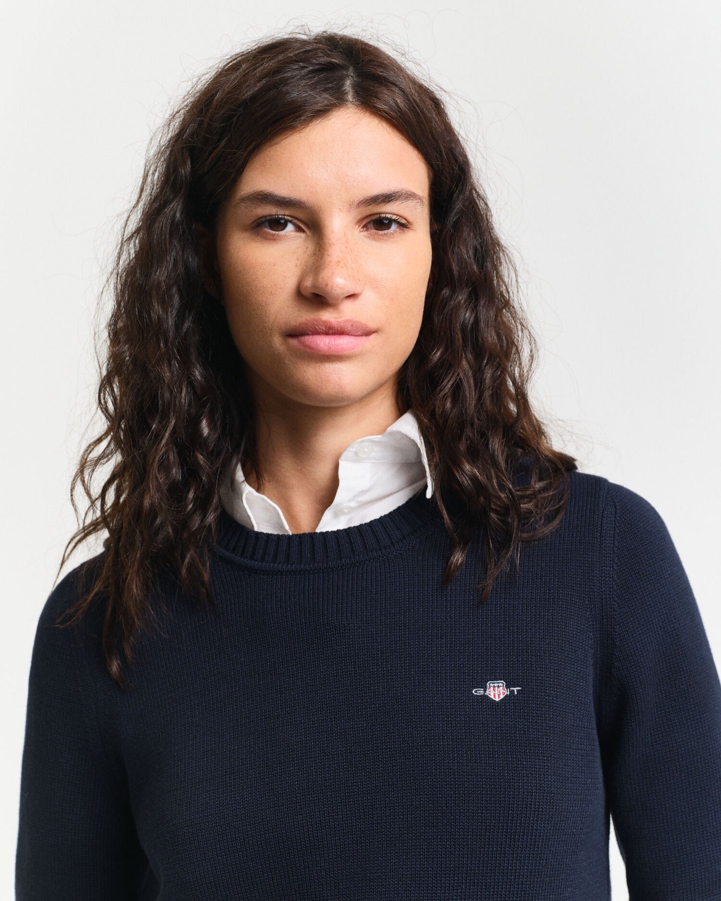 Classic Cotton Crew Neck Sweater