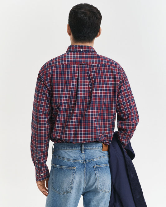 Regular Fit Checked Classic Poplin Shirt